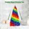 Costway 7ft. Unlit Rainbow Full Fir Artificial Christmas Tree